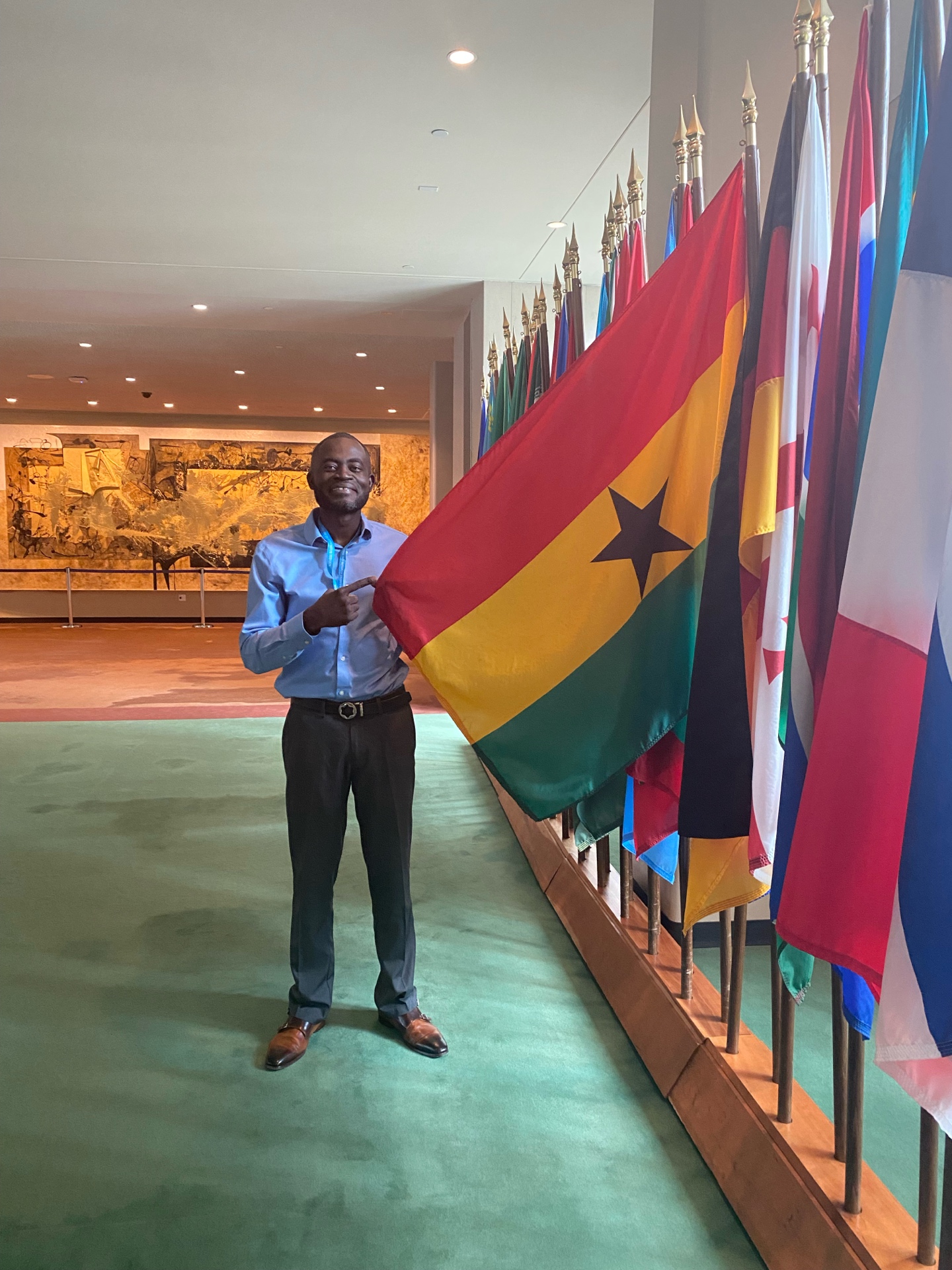 Nana Kwesi Osei Bonsu at the United Nations, New York